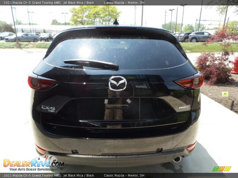 2021 Mazda CX-5 Grand Touring AWD Jet Black Mica / Black Photo #5