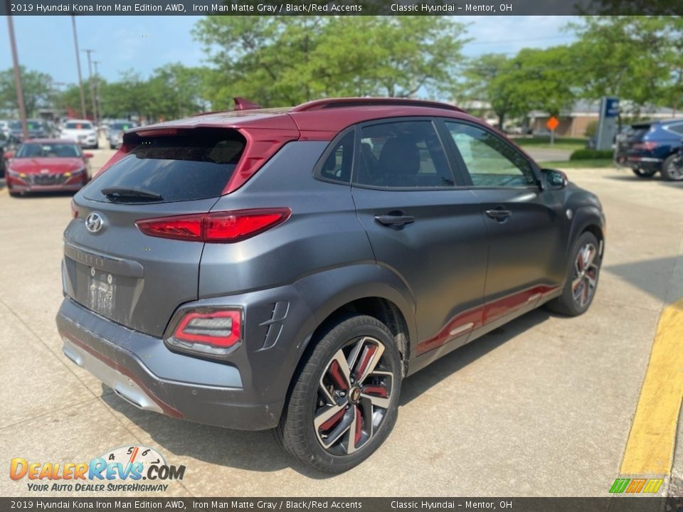 Iron Man Matte Gray 2019 Hyundai Kona Iron Man Edition AWD Photo #2