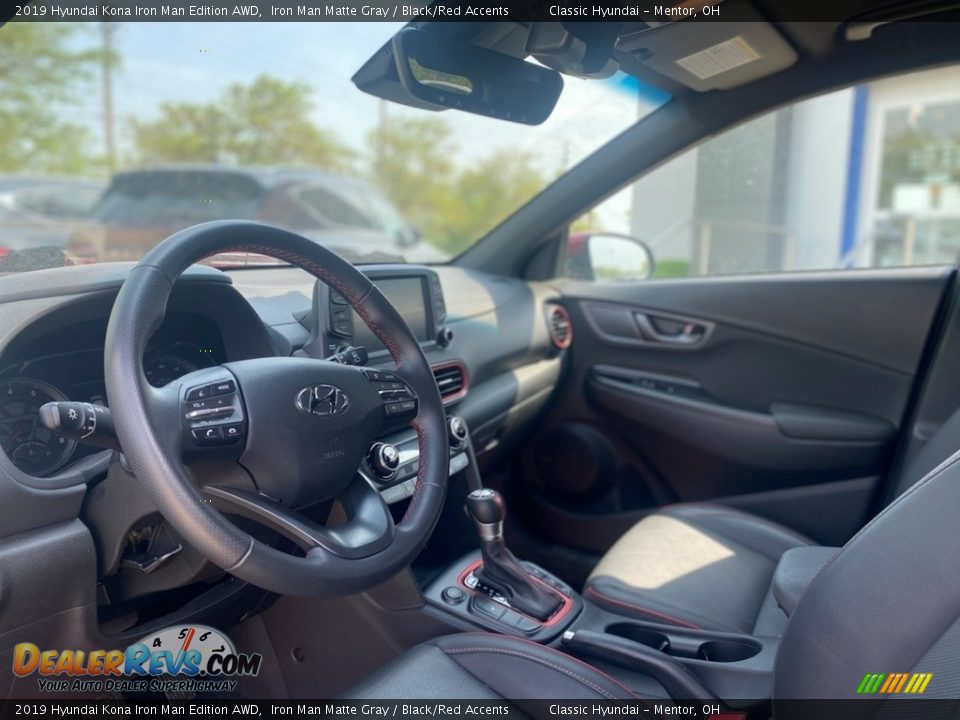 Front Seat of 2019 Hyundai Kona Iron Man Edition AWD Photo #3