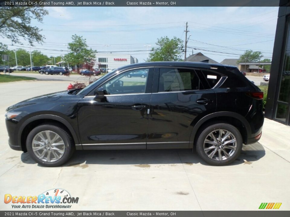 2021 Mazda CX-5 Grand Touring AWD Jet Black Mica / Black Photo #6