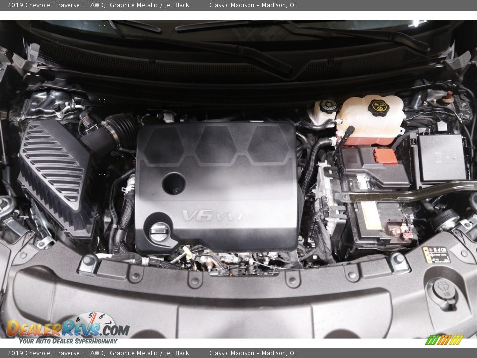 2019 Chevrolet Traverse LT AWD Graphite Metallic / Jet Black Photo #20