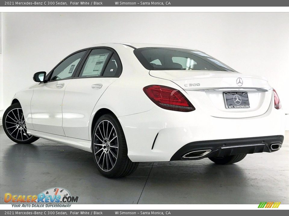 2021 Mercedes-Benz C 300 Sedan Polar White / Black Photo #2