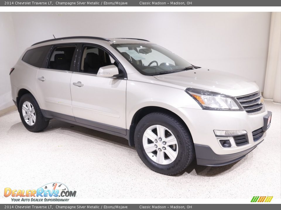 2014 Chevrolet Traverse LT Champagne Silver Metallic / Ebony/Mojave Photo #1