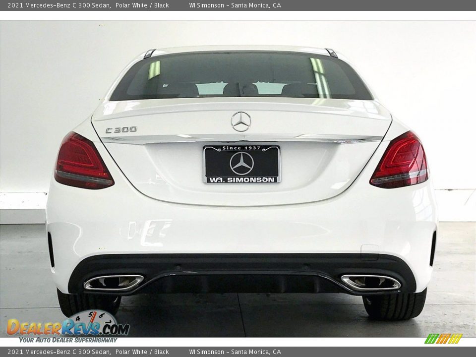 2021 Mercedes-Benz C 300 Sedan Polar White / Black Photo #3