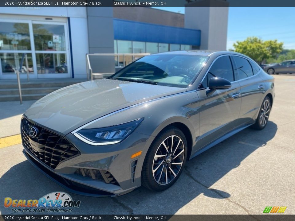 2020 Hyundai Sonata SEL Plus Hampton Gray / Black Photo #1