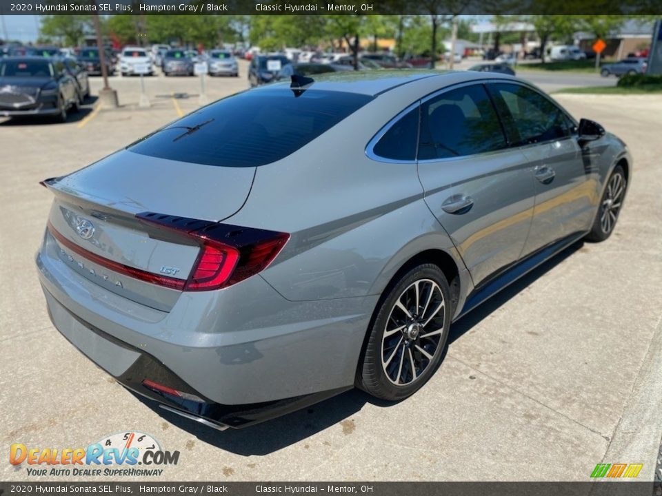 2020 Hyundai Sonata SEL Plus Hampton Gray / Black Photo #2