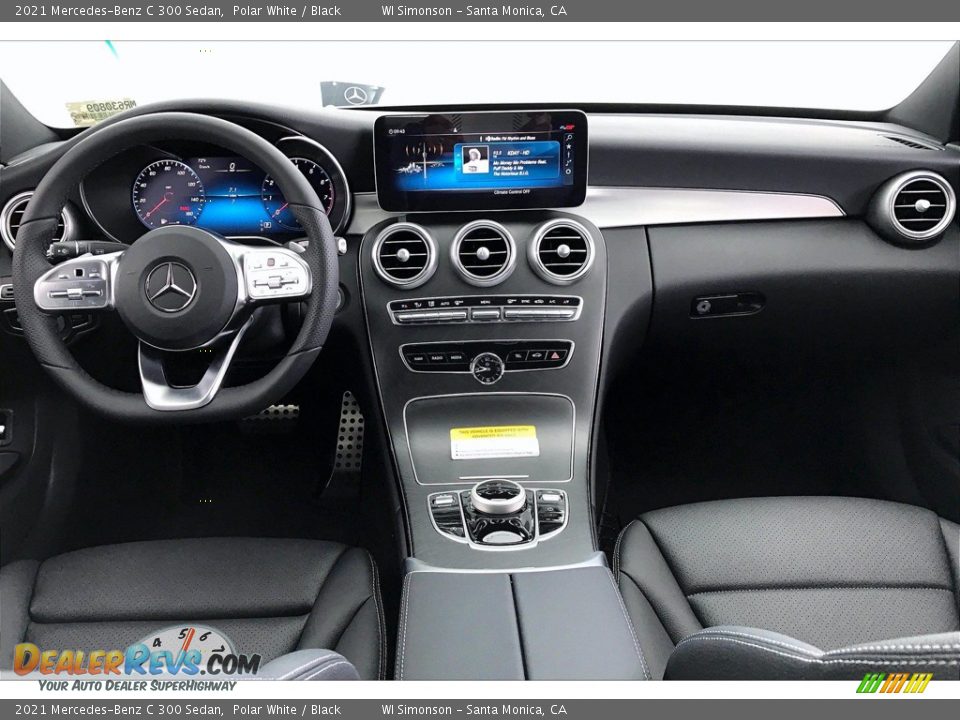 2021 Mercedes-Benz C 300 Sedan Polar White / Black Photo #6