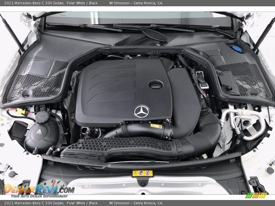 2021 Mercedes-Benz C 300 Sedan Polar White / Black Photo #9