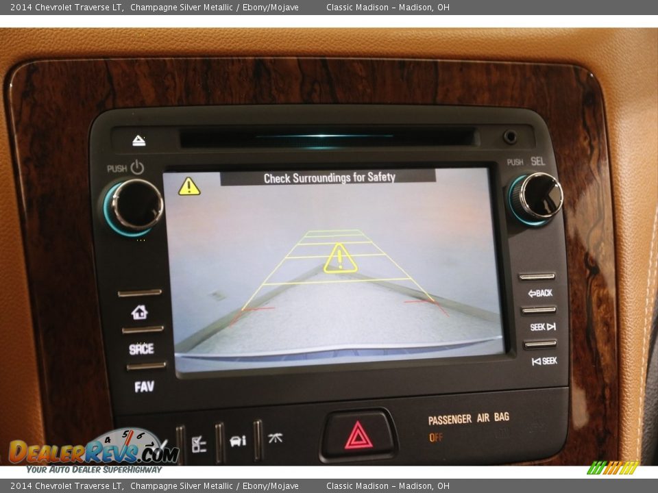 2014 Chevrolet Traverse LT Champagne Silver Metallic / Ebony/Mojave Photo #11