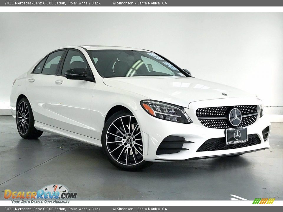 2021 Mercedes-Benz C 300 Sedan Polar White / Black Photo #12