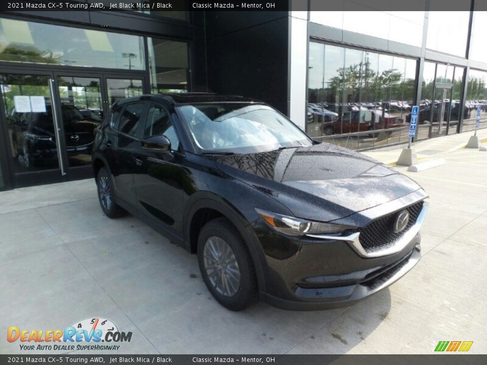 2021 Mazda CX-5 Touring AWD Jet Black Mica / Black Photo #1