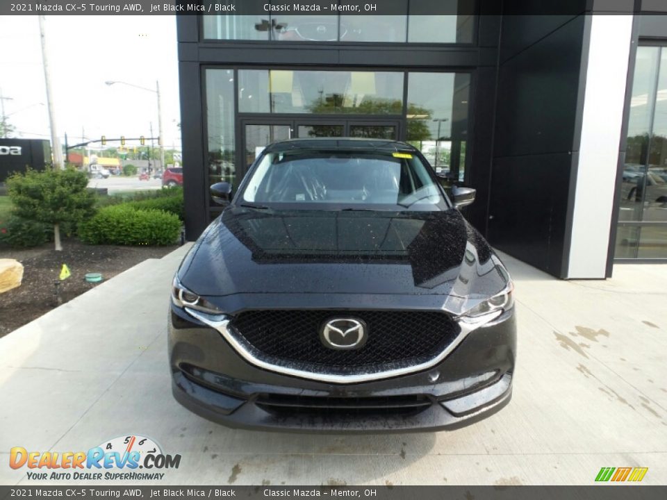 2021 Mazda CX-5 Touring AWD Jet Black Mica / Black Photo #2