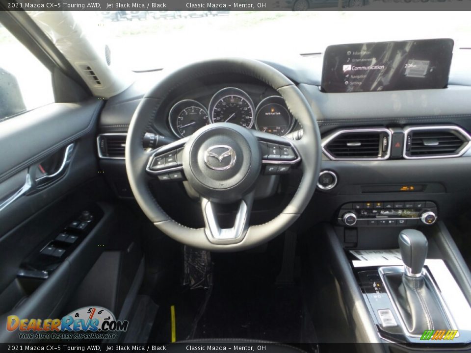 2021 Mazda CX-5 Touring AWD Jet Black Mica / Black Photo #4