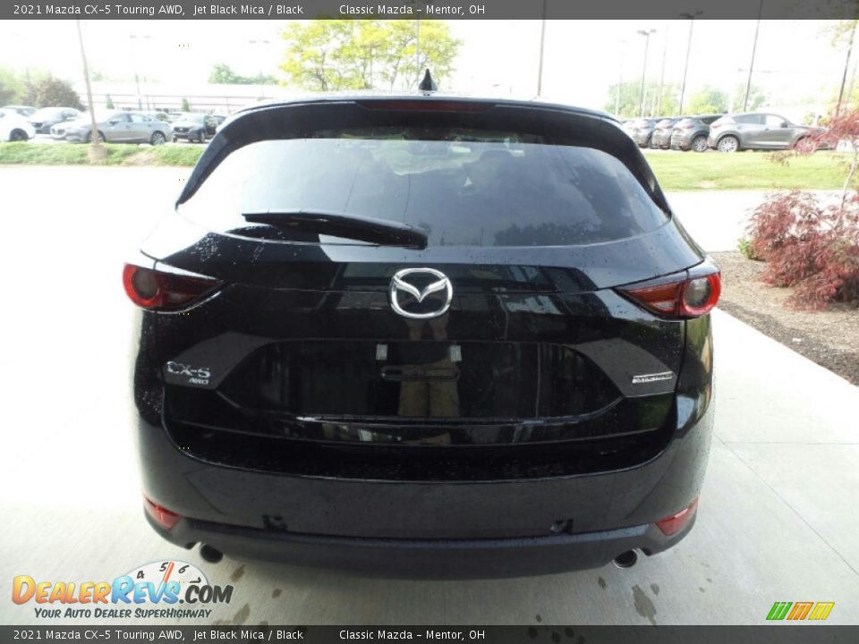 2021 Mazda CX-5 Touring AWD Jet Black Mica / Black Photo #5