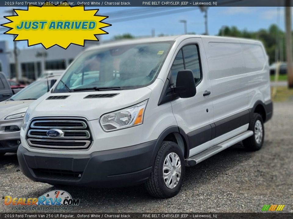 2019 Ford Transit Van 250 LR Regular Oxford White / Charcoal black Photo #1