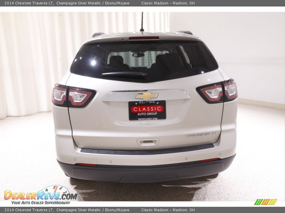 2014 Chevrolet Traverse LT Champagne Silver Metallic / Ebony/Mojave Photo #18