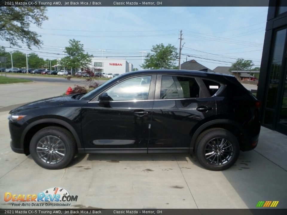 2021 Mazda CX-5 Touring AWD Jet Black Mica / Black Photo #6