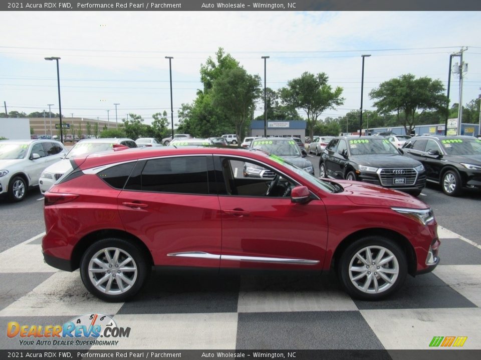 Performance Red Pearl 2021 Acura RDX FWD Photo #3