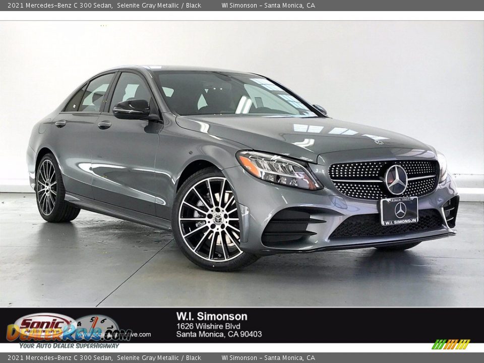 2021 Mercedes-Benz C 300 Sedan Selenite Gray Metallic / Black Photo #1