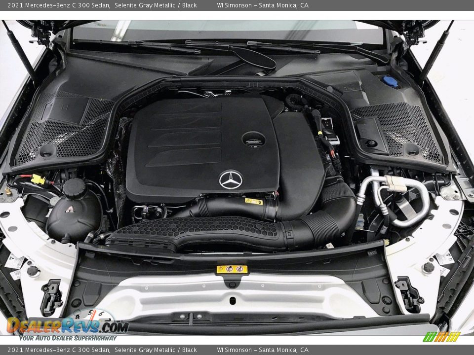 2021 Mercedes-Benz C 300 Sedan Selenite Gray Metallic / Black Photo #8