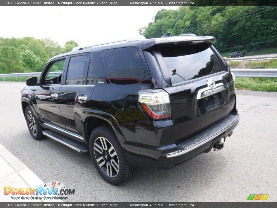 2018 Toyota 4Runner Limited Midnight Black Metallic / Sand Beige Photo #15