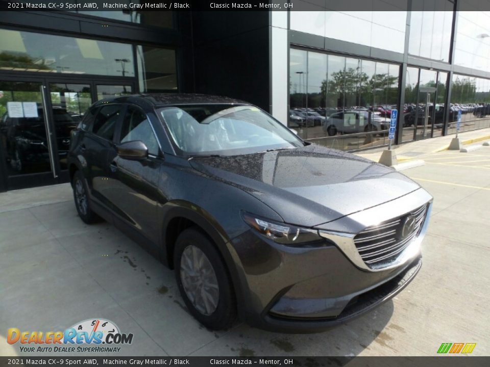 2021 Mazda CX-9 Sport AWD Machine Gray Metallic / Black Photo #1