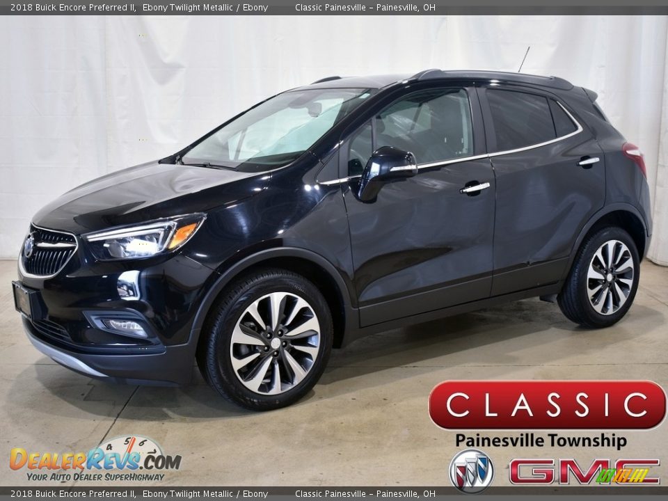 2018 Buick Encore Preferred II Ebony Twilight Metallic / Ebony Photo #1