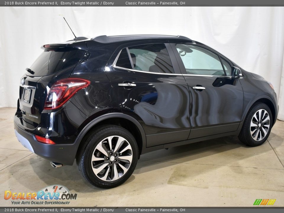 2018 Buick Encore Preferred II Ebony Twilight Metallic / Ebony Photo #2