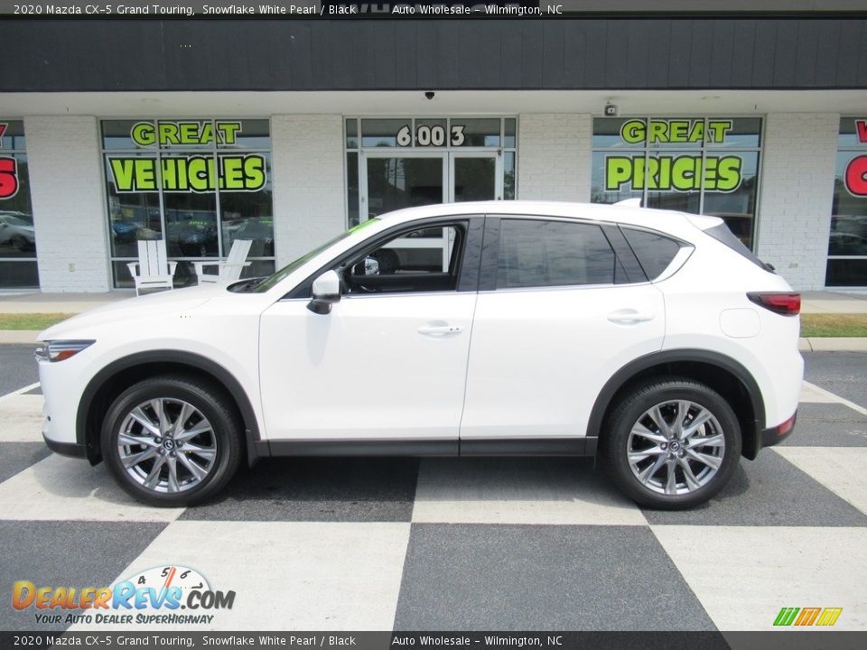 2020 Mazda CX-5 Grand Touring Snowflake White Pearl / Black Photo #1