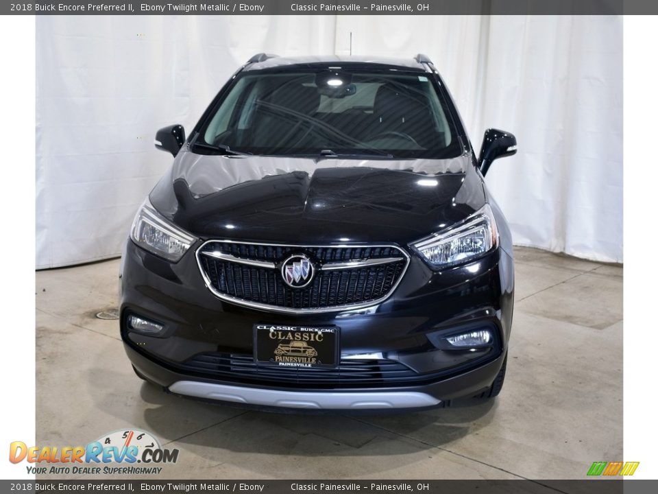 2018 Buick Encore Preferred II Ebony Twilight Metallic / Ebony Photo #4