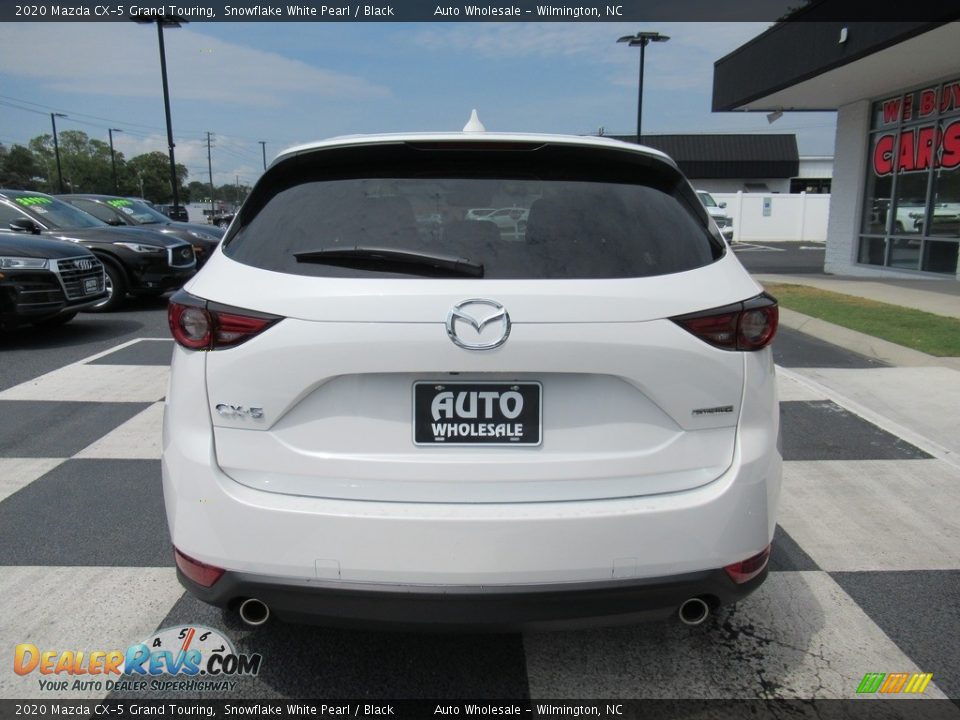 2020 Mazda CX-5 Grand Touring Snowflake White Pearl / Black Photo #4