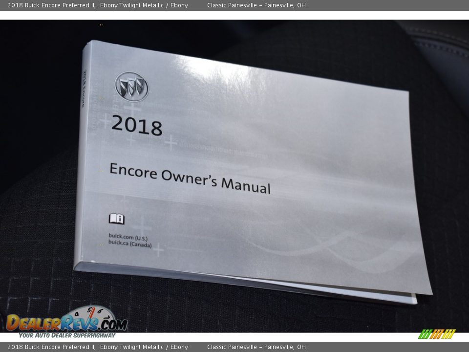 2018 Buick Encore Preferred II Ebony Twilight Metallic / Ebony Photo #15