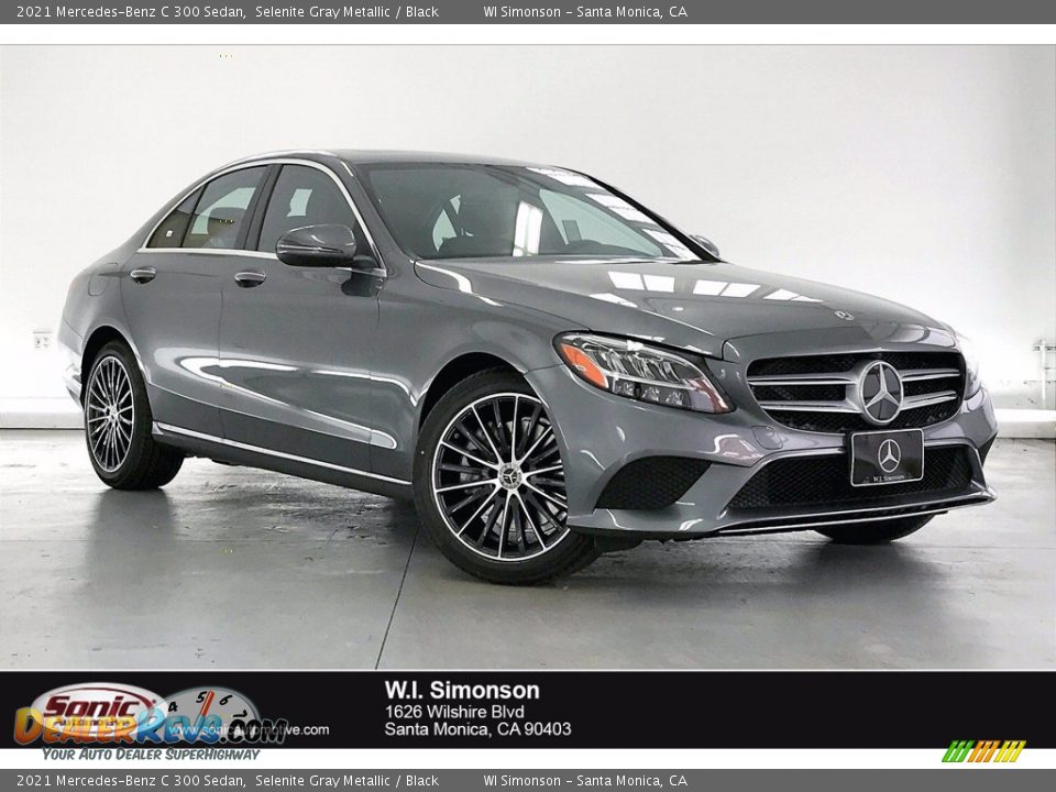 2021 Mercedes-Benz C 300 Sedan Selenite Gray Metallic / Black Photo #1