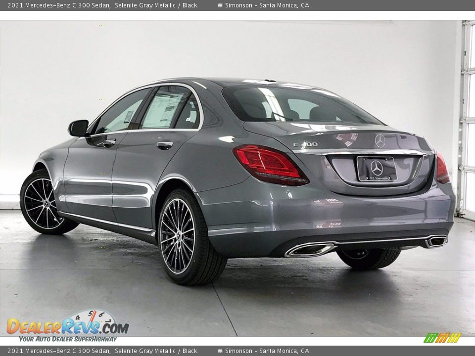 2021 Mercedes-Benz C 300 Sedan Selenite Gray Metallic / Black Photo #2