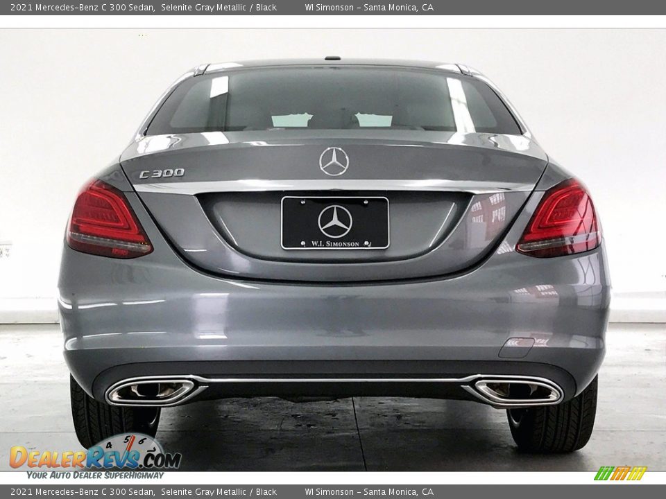 2021 Mercedes-Benz C 300 Sedan Selenite Gray Metallic / Black Photo #3