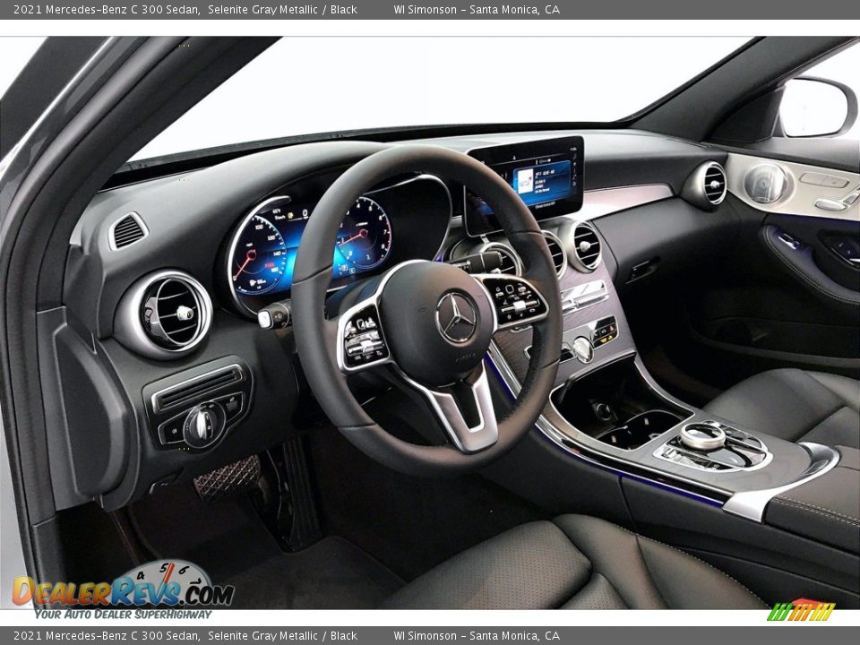 2021 Mercedes-Benz C 300 Sedan Selenite Gray Metallic / Black Photo #4