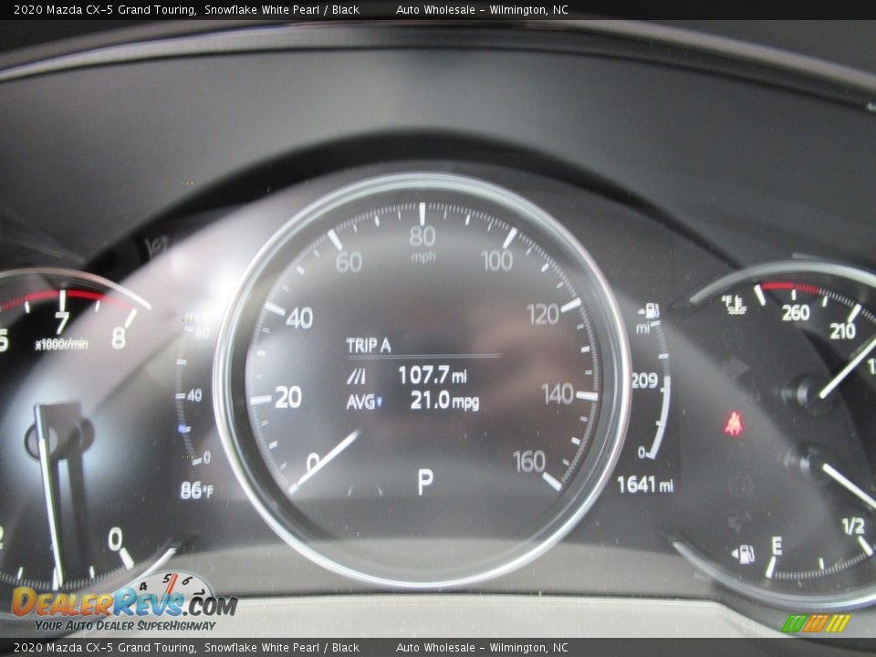 2020 Mazda CX-5 Grand Touring Snowflake White Pearl / Black Photo #16