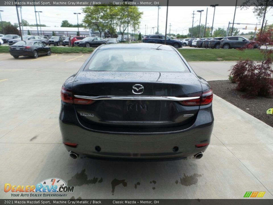 2021 Mazda Mazda6 Sport Machine Gray Metallic / Black Photo #5