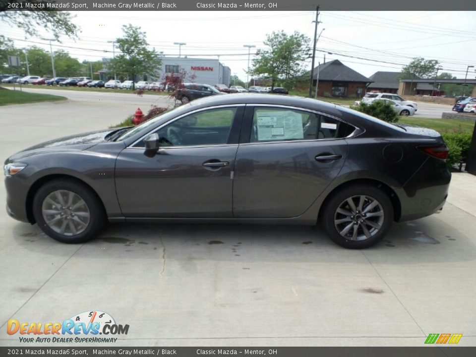 2021 Mazda Mazda6 Sport Machine Gray Metallic / Black Photo #6