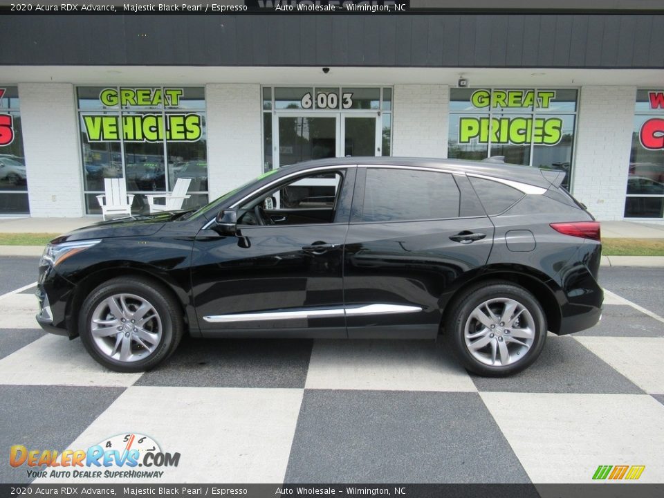 2020 Acura RDX Advance Majestic Black Pearl / Espresso Photo #1