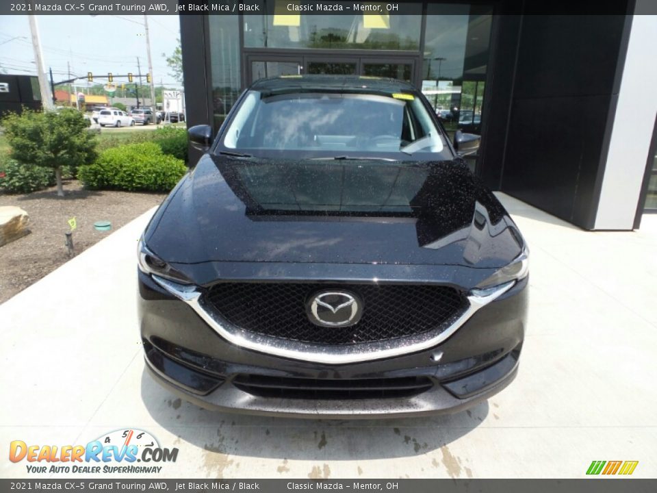 2021 Mazda CX-5 Grand Touring AWD Jet Black Mica / Black Photo #2