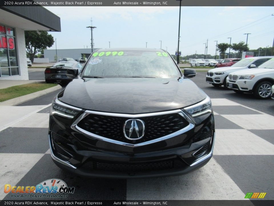 2020 Acura RDX Advance Majestic Black Pearl / Espresso Photo #2