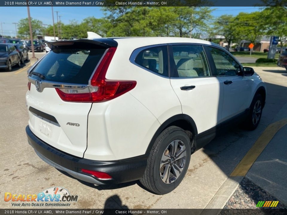 2018 Honda CR-V LX AWD White Diamond Pearl / Gray Photo #2