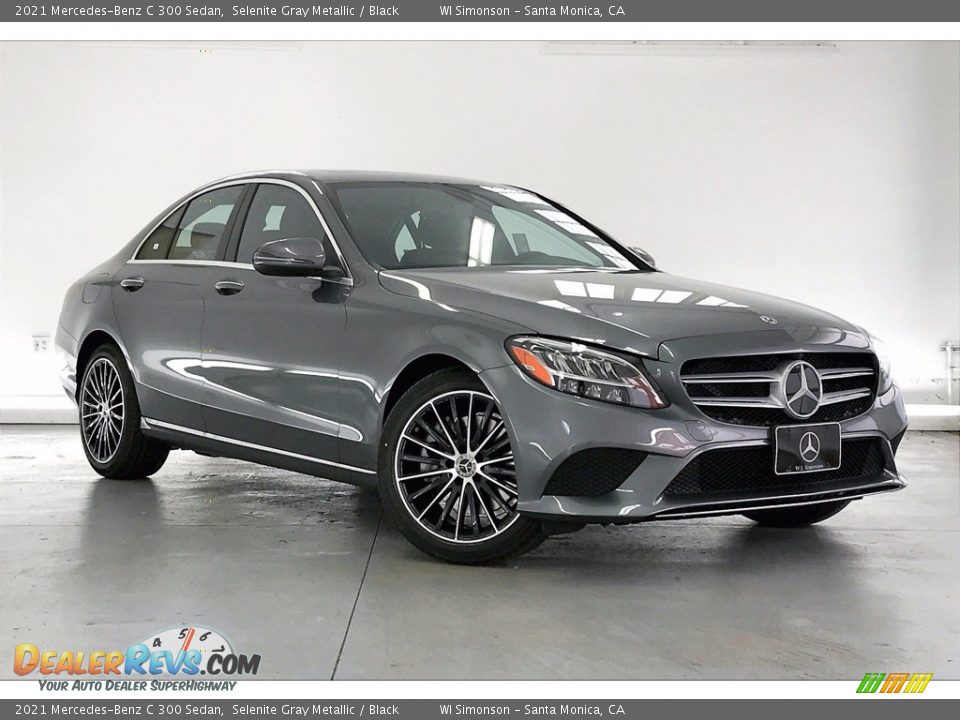 2021 Mercedes-Benz C 300 Sedan Selenite Gray Metallic / Black Photo #10