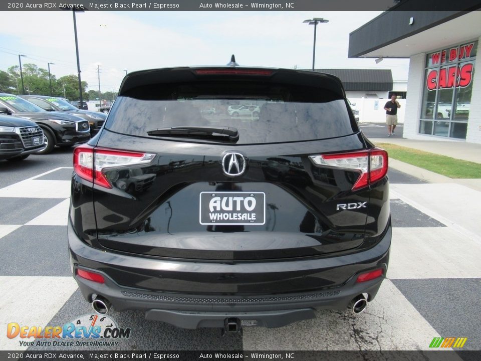 2020 Acura RDX Advance Majestic Black Pearl / Espresso Photo #4