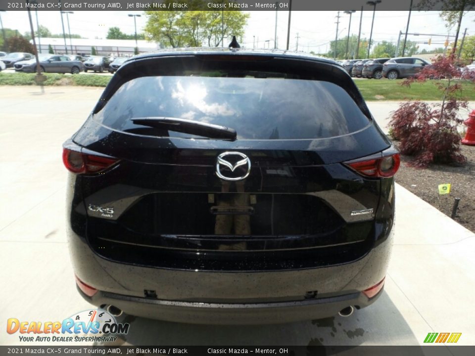 2021 Mazda CX-5 Grand Touring AWD Jet Black Mica / Black Photo #5