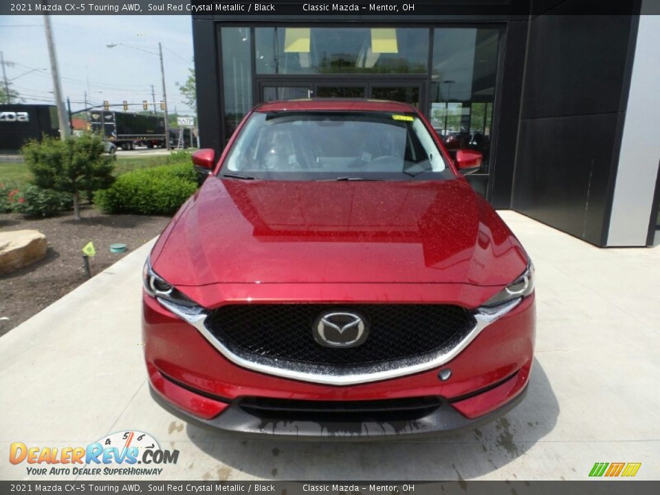 2021 Mazda CX-5 Touring AWD Soul Red Crystal Metallic / Black Photo #2