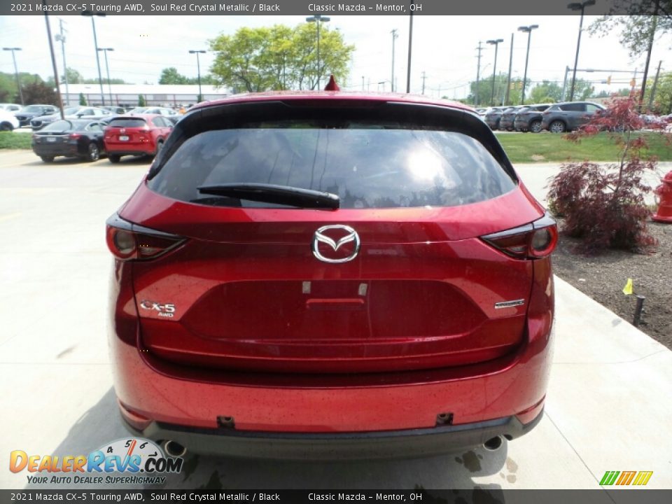 2021 Mazda CX-5 Touring AWD Soul Red Crystal Metallic / Black Photo #5