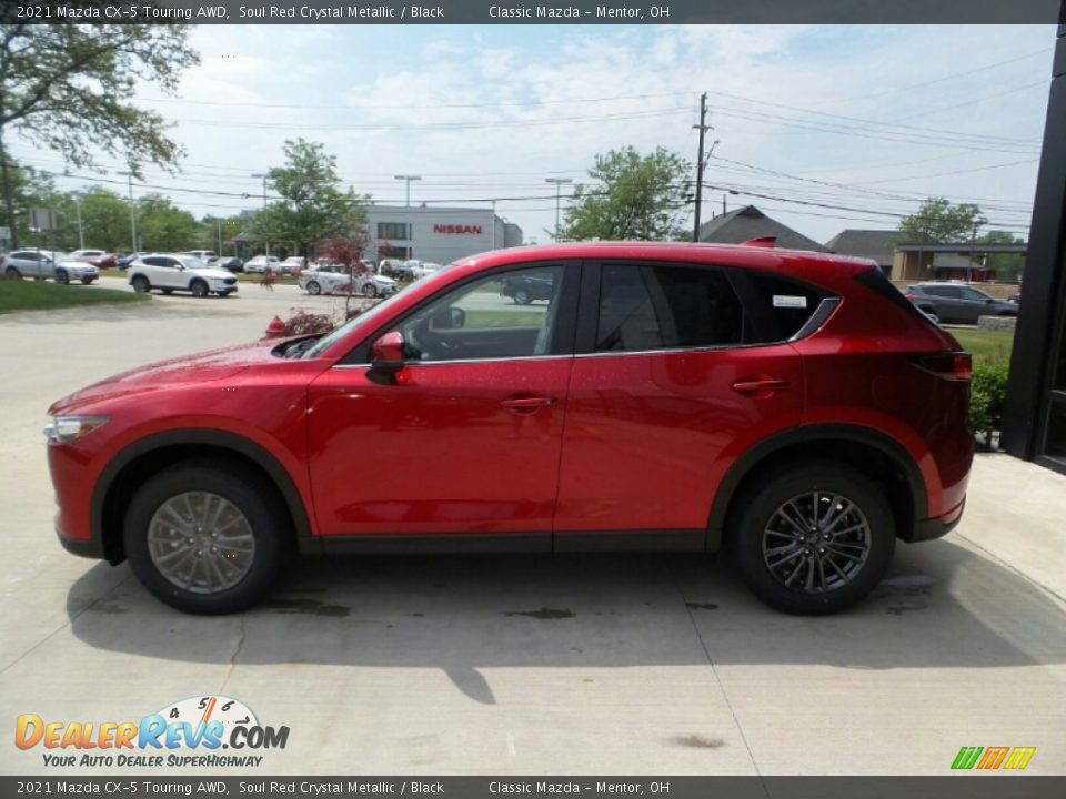 2021 Mazda CX-5 Touring AWD Soul Red Crystal Metallic / Black Photo #6