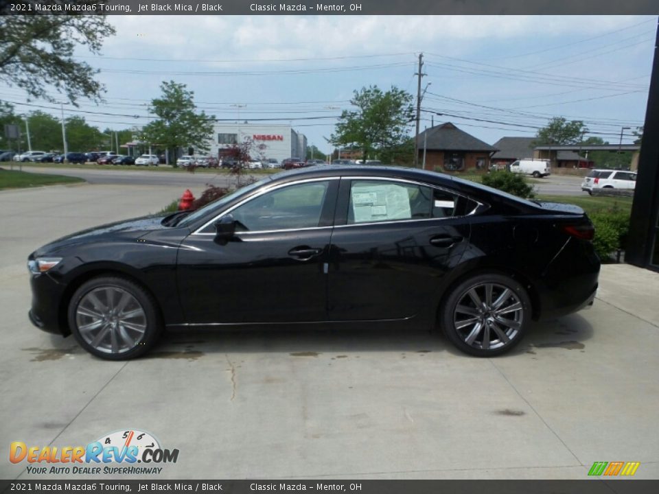 2021 Mazda Mazda6 Touring Jet Black Mica / Black Photo #6